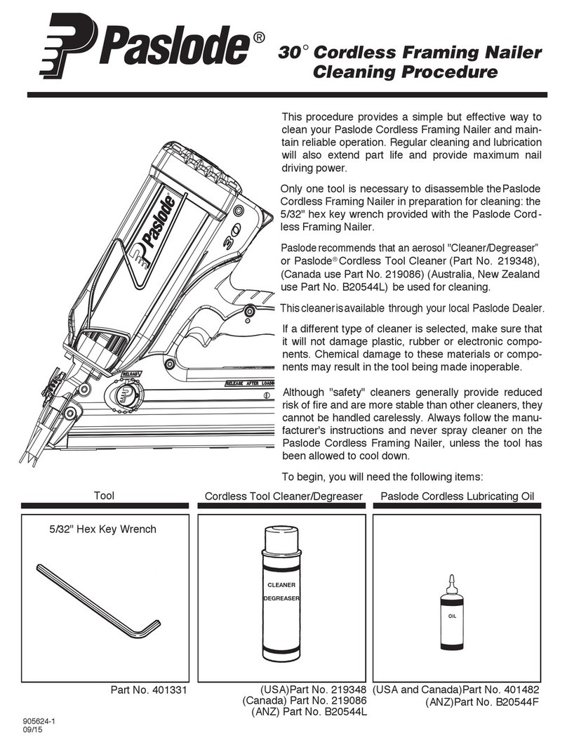 Paslode 30 Degree Manual