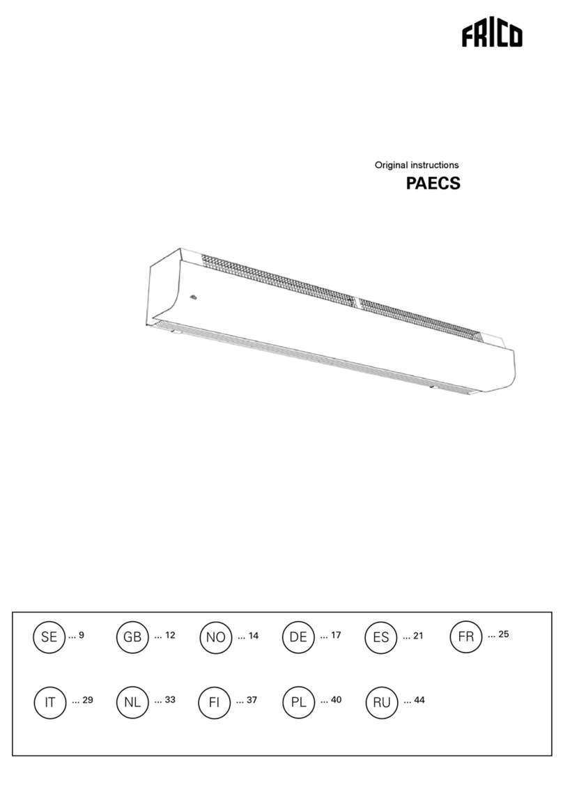 Frico PAECS Original instructions