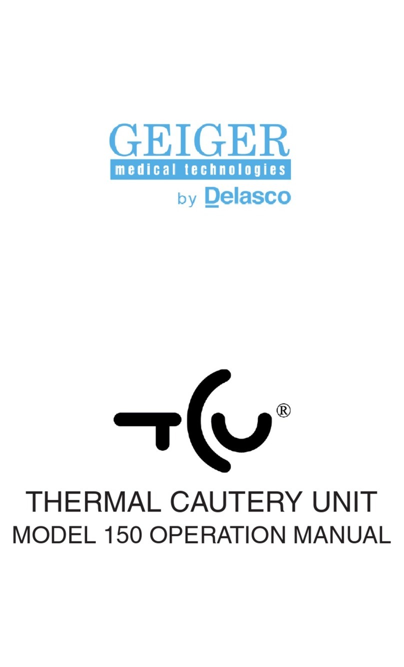GEIGER TCU 150 Operation manual