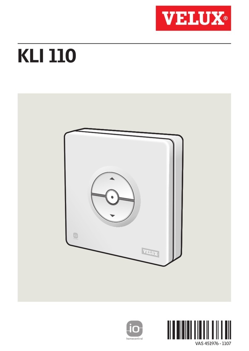 Velux KLI 110 instructions
