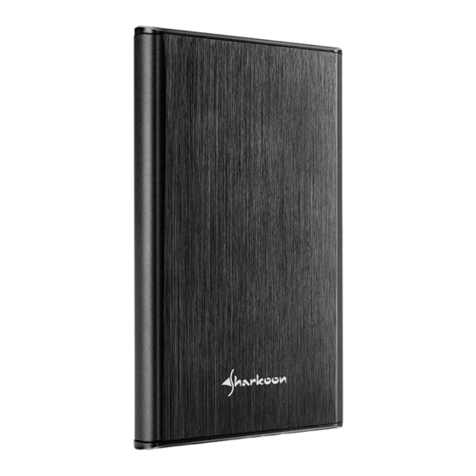 Sharkoon Rapid-Case 2.5" USB 3.1 Type C User manual Sharkoon Rapid-Case 2.5" USB 3.1 Type C User manual
