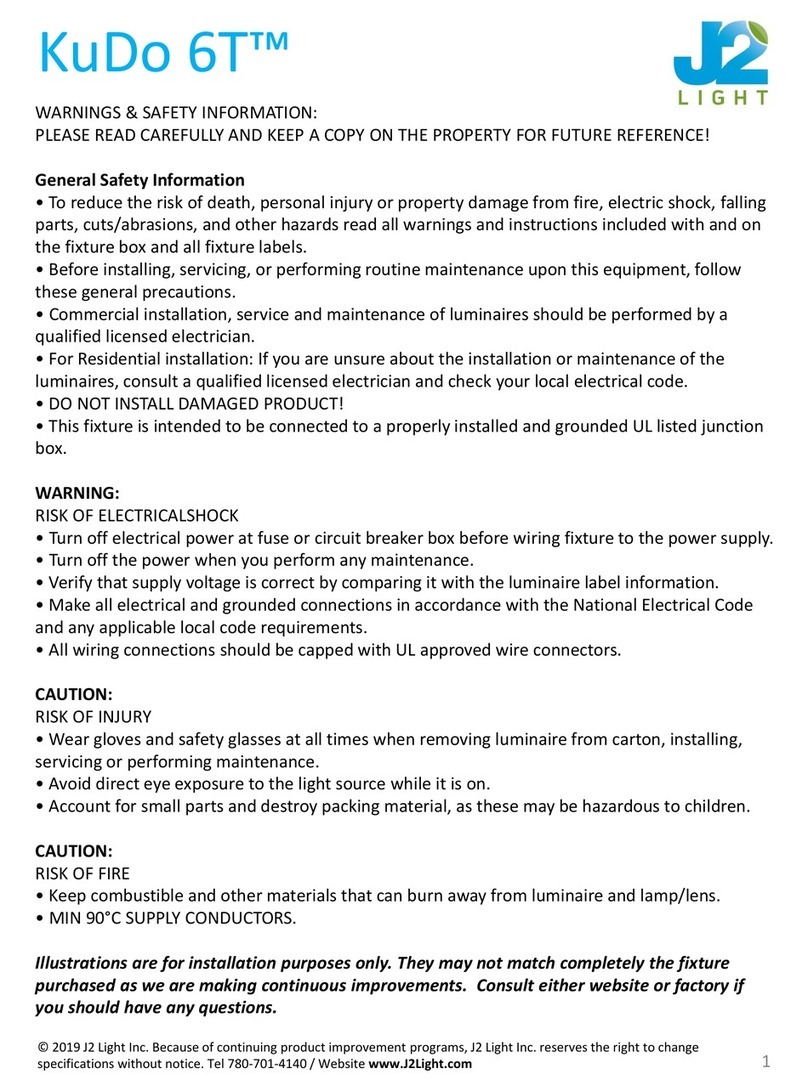 J2 KuDo 6T WARNINGS & SAFETY INFORMATION