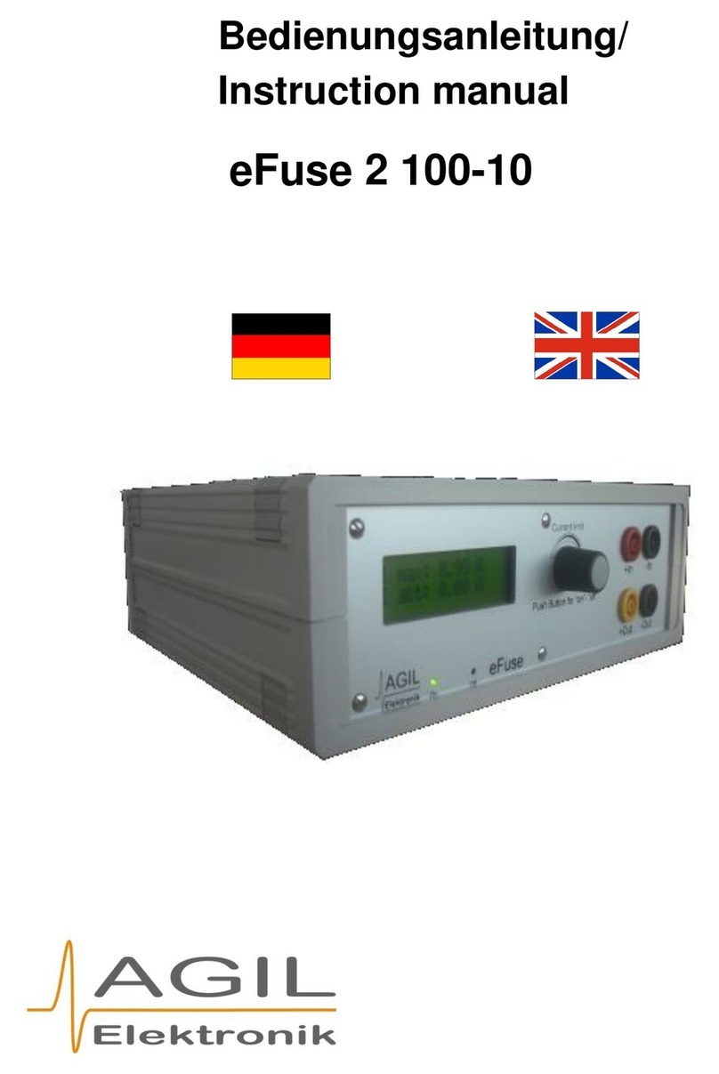 Agil Elektronik eFuse 2 100-10 User manual