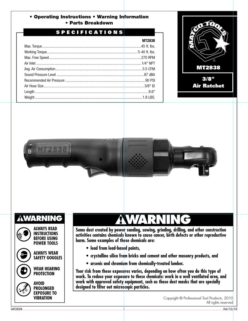 Matco Tools MT2838 User manual