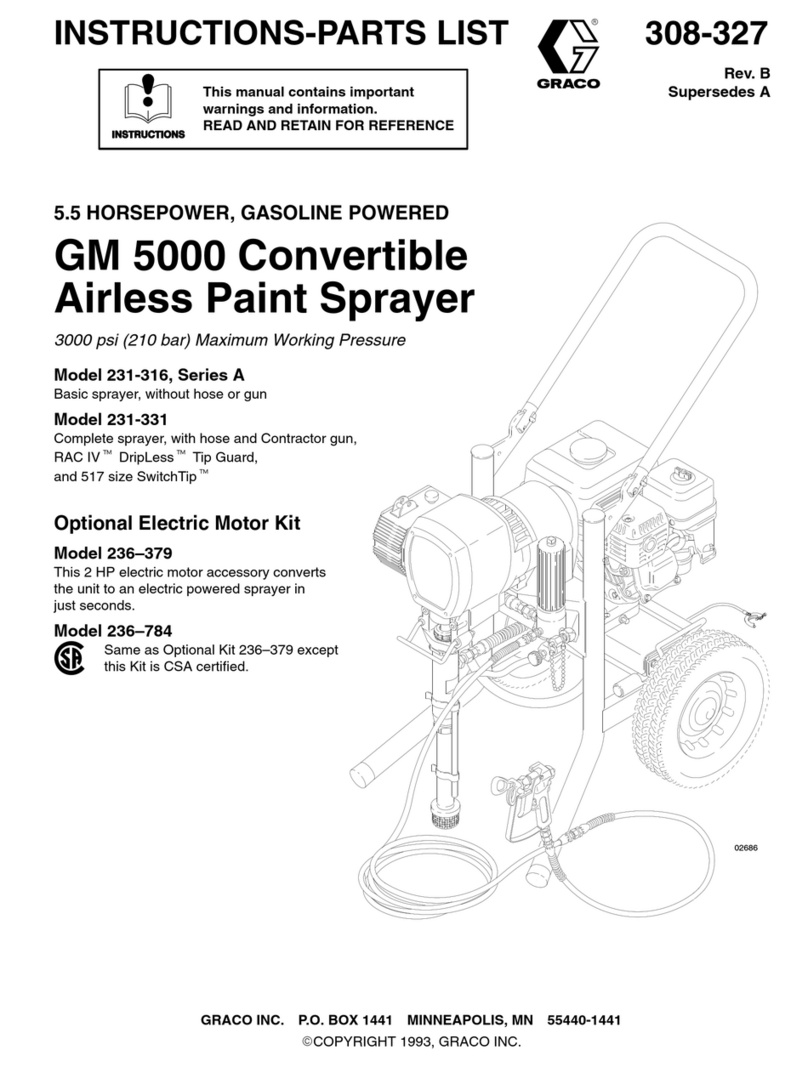 Graco LINE LAZER GM 5000 Series Operation manual