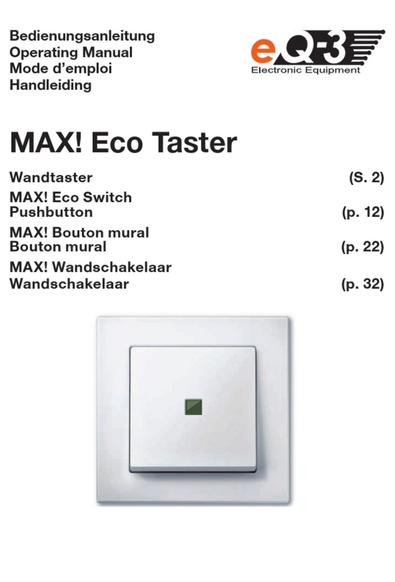 EQ3 MAX! Eco Switch User manual