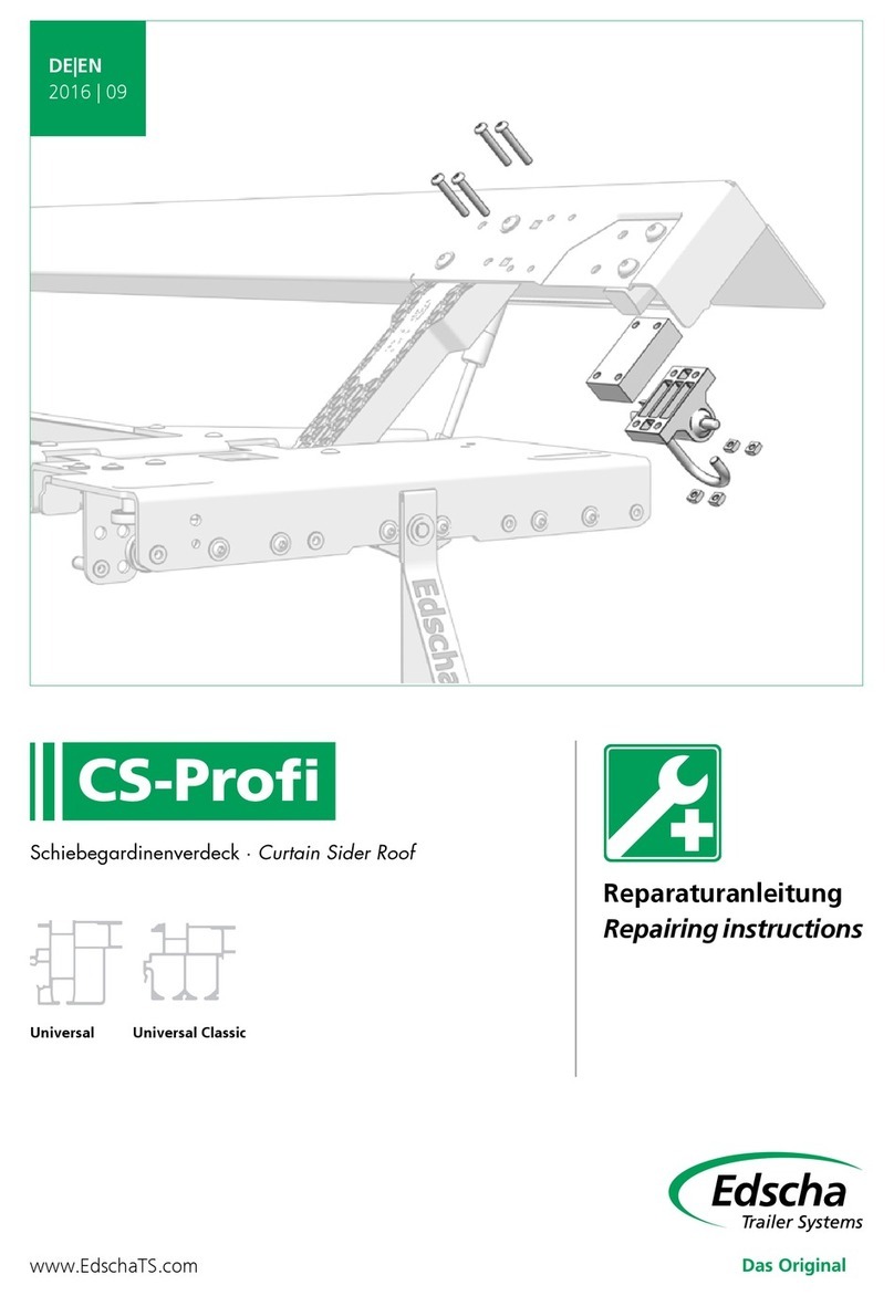 Edscha Trailer Systems CS-Profi Repairing instructions
