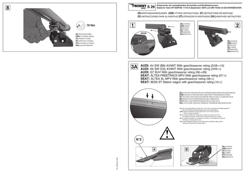 Twinny Load S 26 Fitting instructions Twinny Load S 26 Fitting instructions