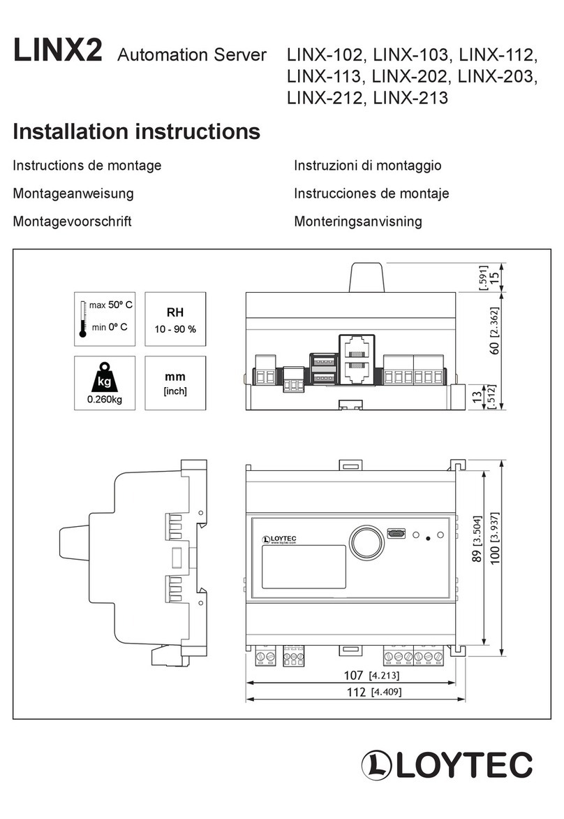 LOYTEC LINX2 LINX-102 User manual