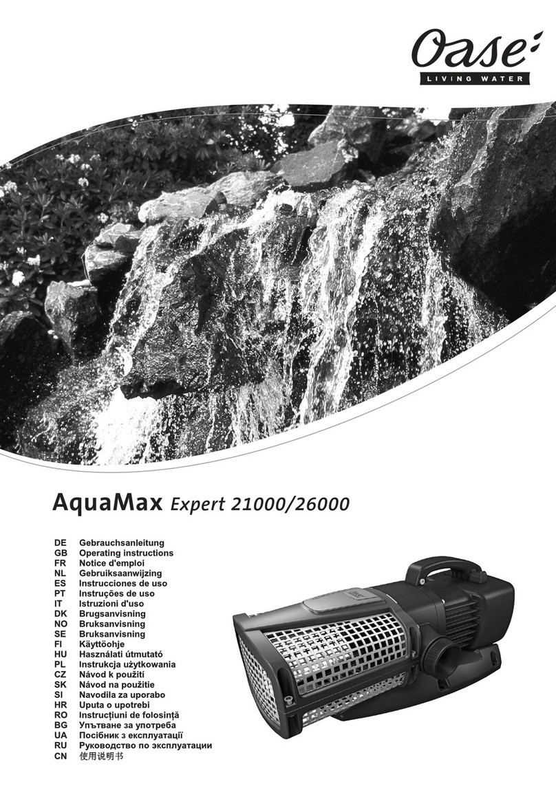 Oase AquaMax Eco Expert 21000 operating instructions