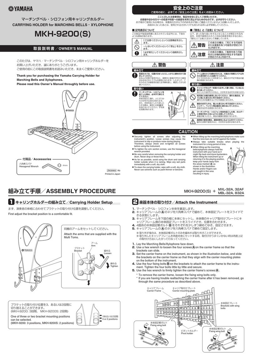 Yamaha MKH-9200(S) owner's manual