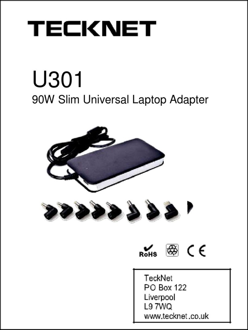 Tecknet U301 manual