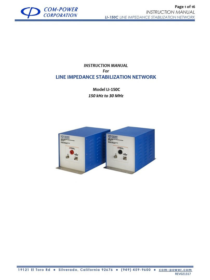 Com-Power LI-150C instruction manual