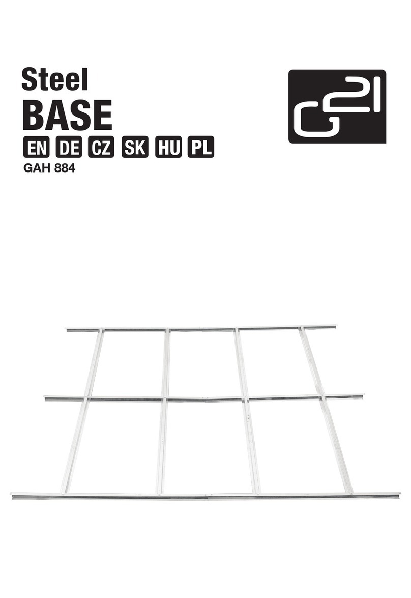 G21 GAH 884 installation manual