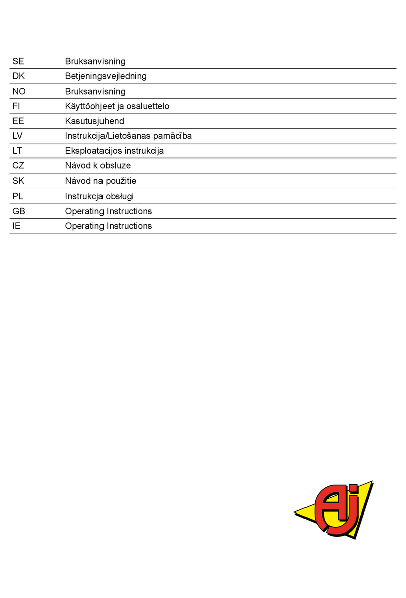 AJ 31021 User manual