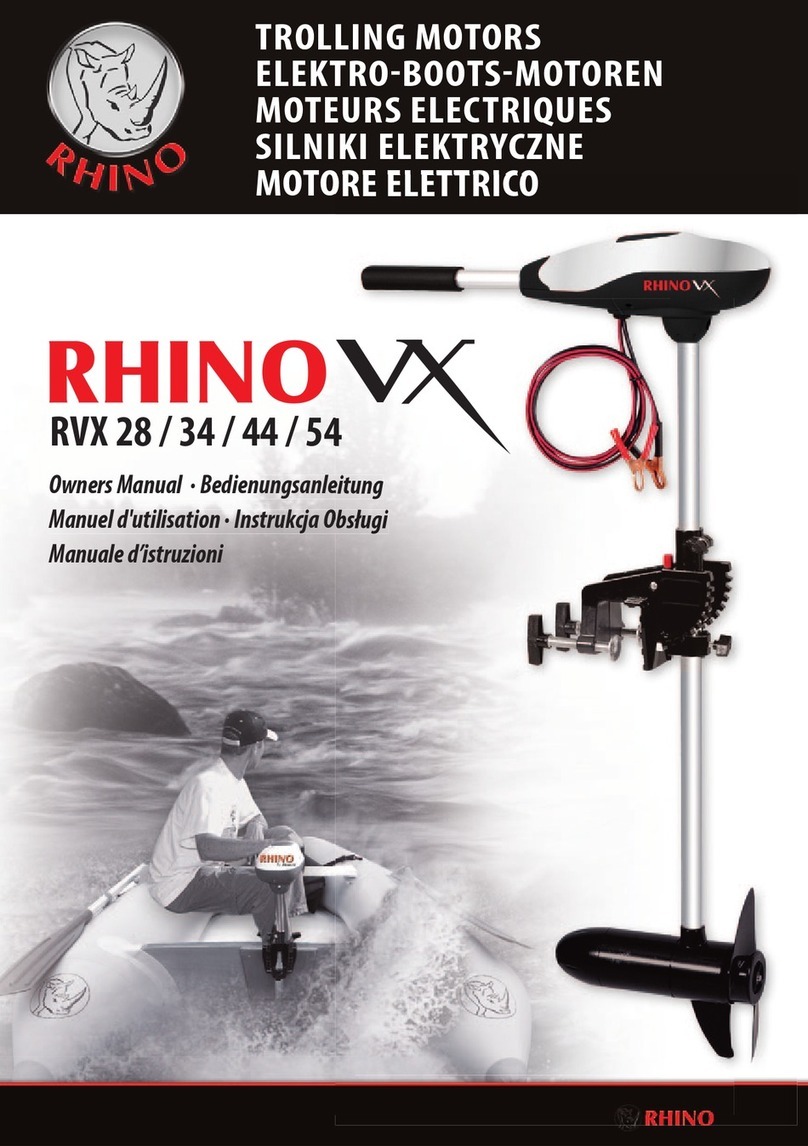 RHINO RVX 34 User manual