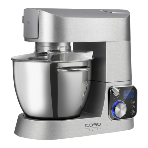 CASO DESIGN KM 1200 Chef User manual