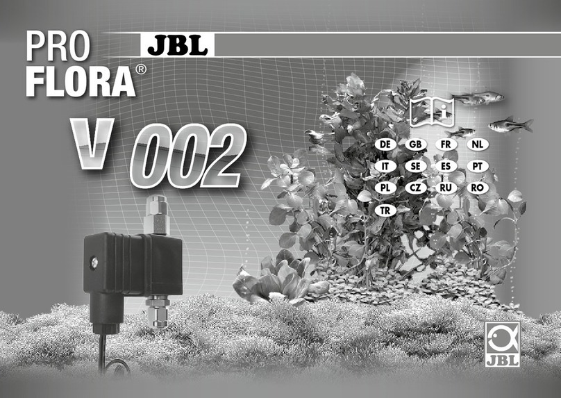 JBL ProFlora V002 Instructions for use JBL ProFlora V002 Instructions for use