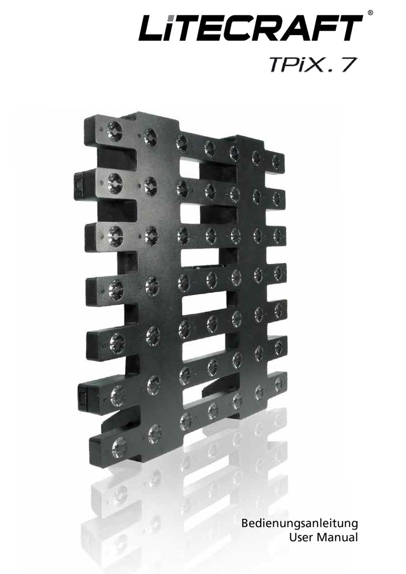 Litecraft TPiX.7 User manual Litecraft TPiX.7 User manual