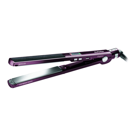 BaByliss pro 230 ionic titanium User manual BaByliss pro 230 ionic titanium User manual