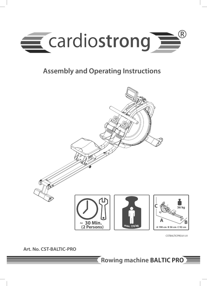 CARDIOSTRONG Baltic Pro Assembly and operating instructions