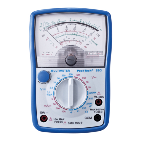 PeakTech 3201 User manual PeakTech 3201 User manual