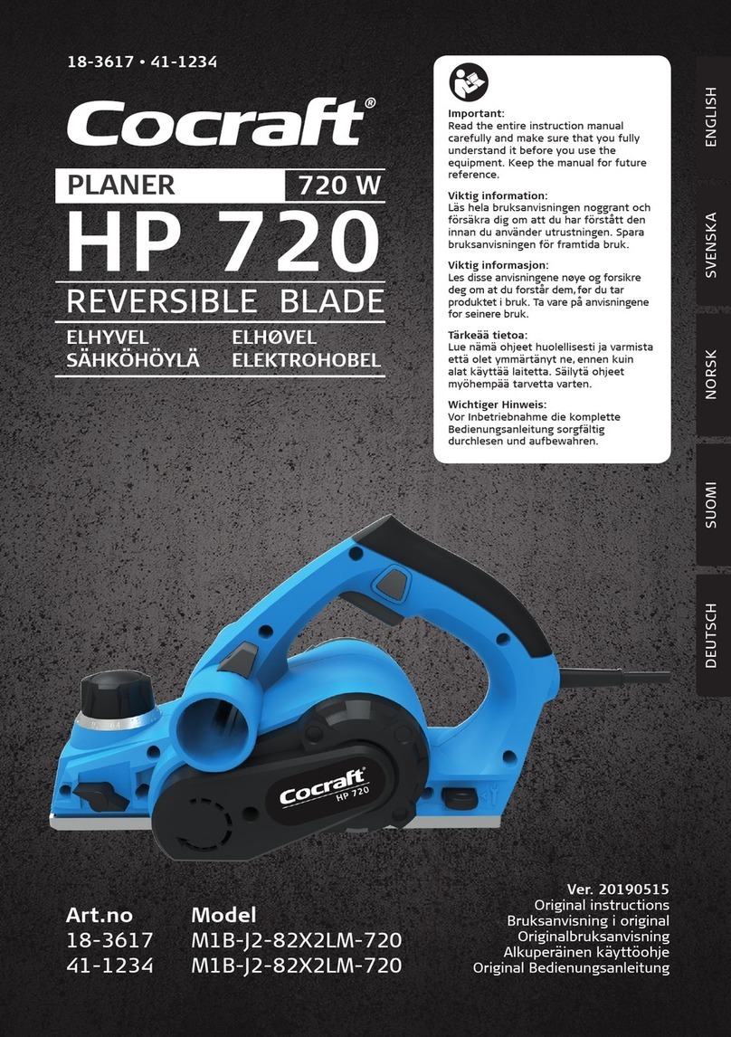 Cocraft HP 720 Series Original instructions Cocraft HP 720 Series Original instructions