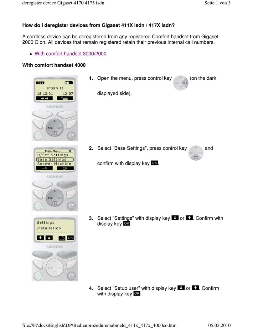 Siemens Gigaset 411 ISDN Series Administrator Guide Siemens Gigaset 411 ISDN Series Administrator Guide
