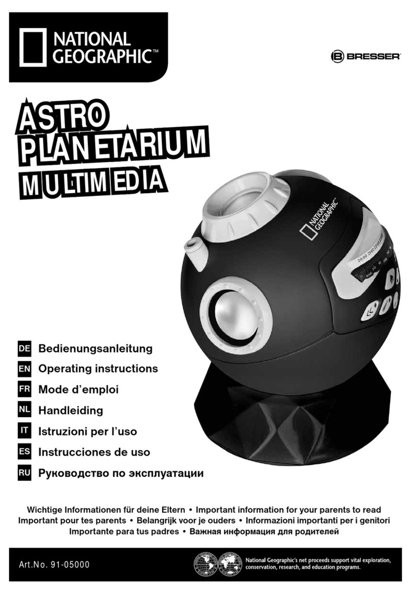 Bresser National Geographic Astro Planetarium... operating instructions Bresser National Geographic Astro Planetarium... operating instructions