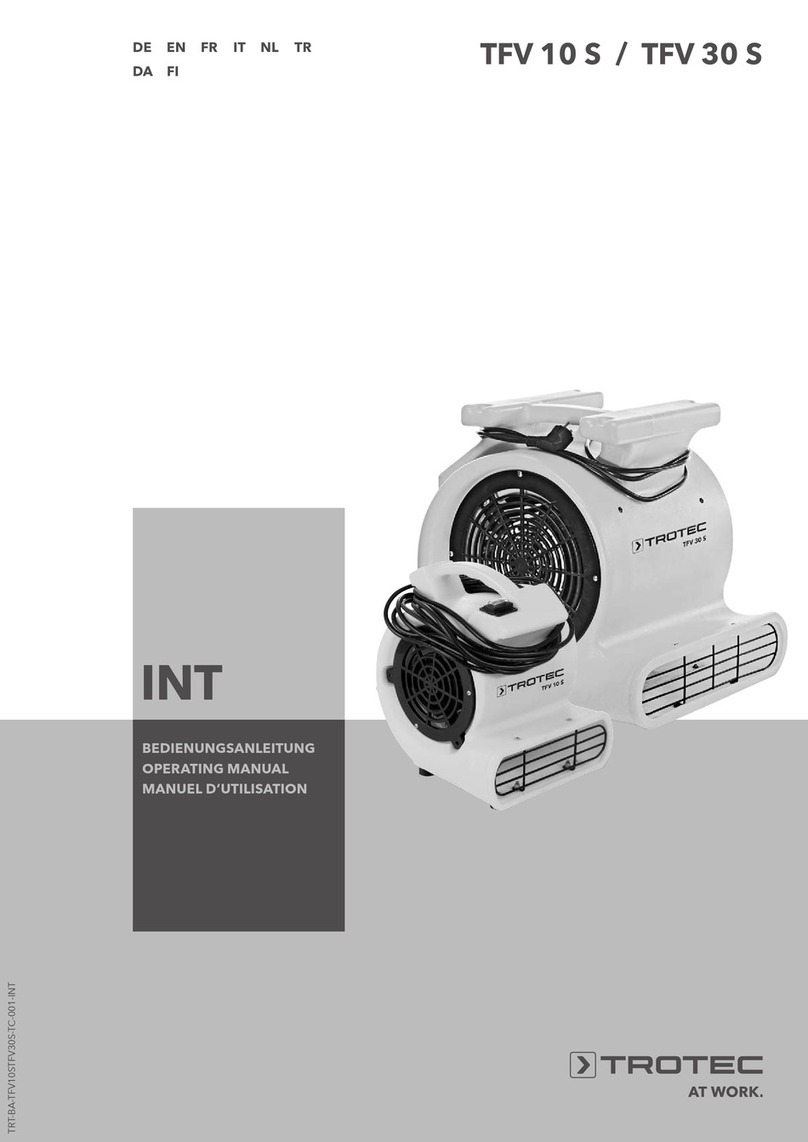 Trotec TFV 10 S operating manual