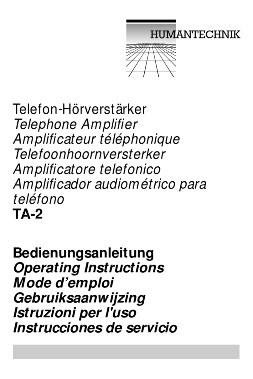 HumanTechnik TA-2 User manual
