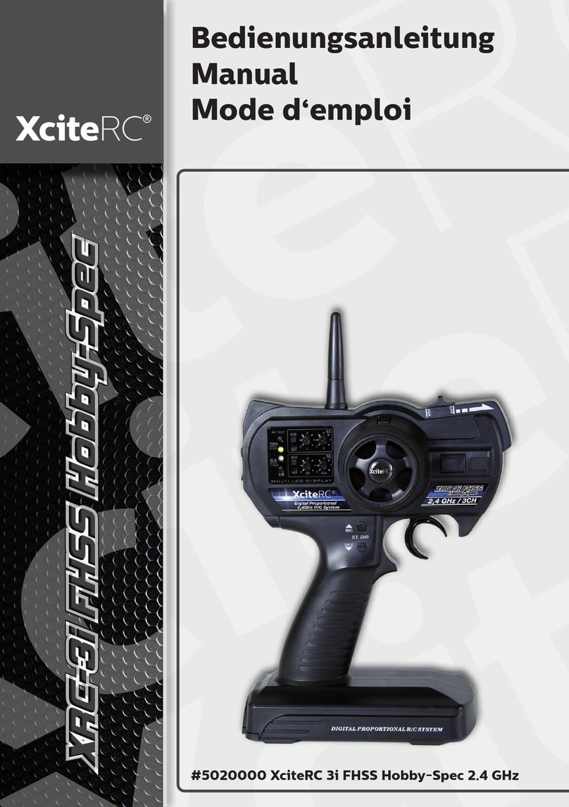 XciteRC XRC-3i FHSS Hobby-Spec manual