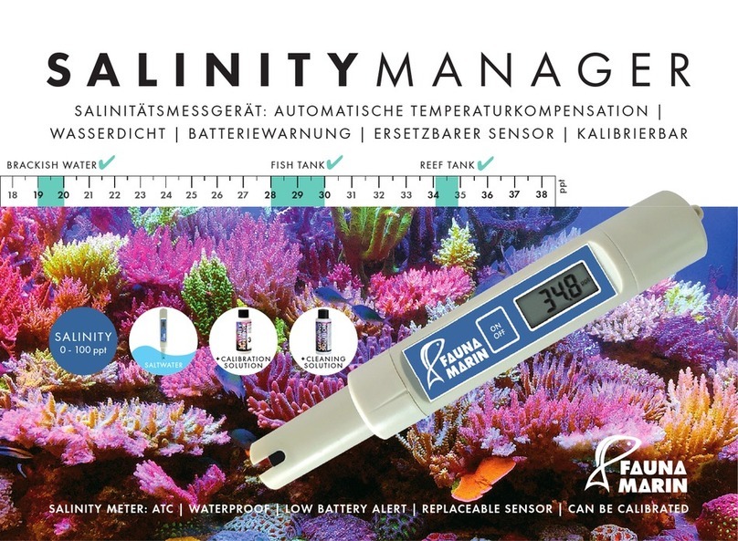 Fauna Marin SALINITY MANAGER quick guide Fauna Marin SALINITY MANAGER quick guide