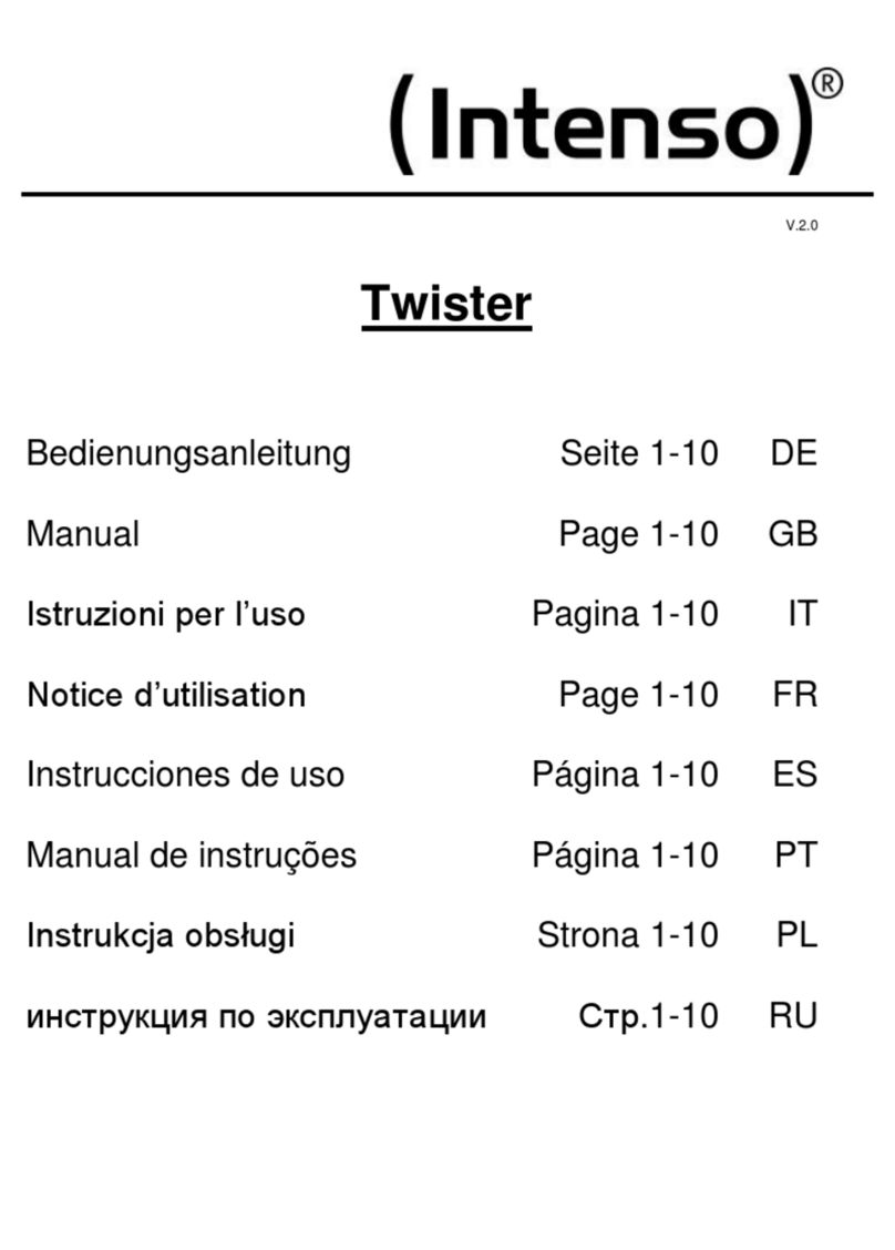 Intenso Music Twister User manual