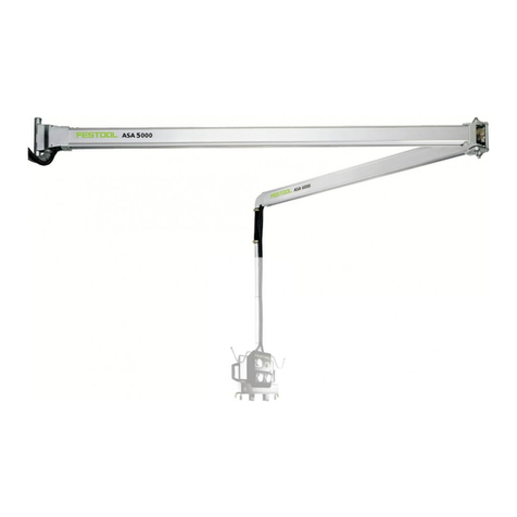 Festool ASA 5000 Installation instructions