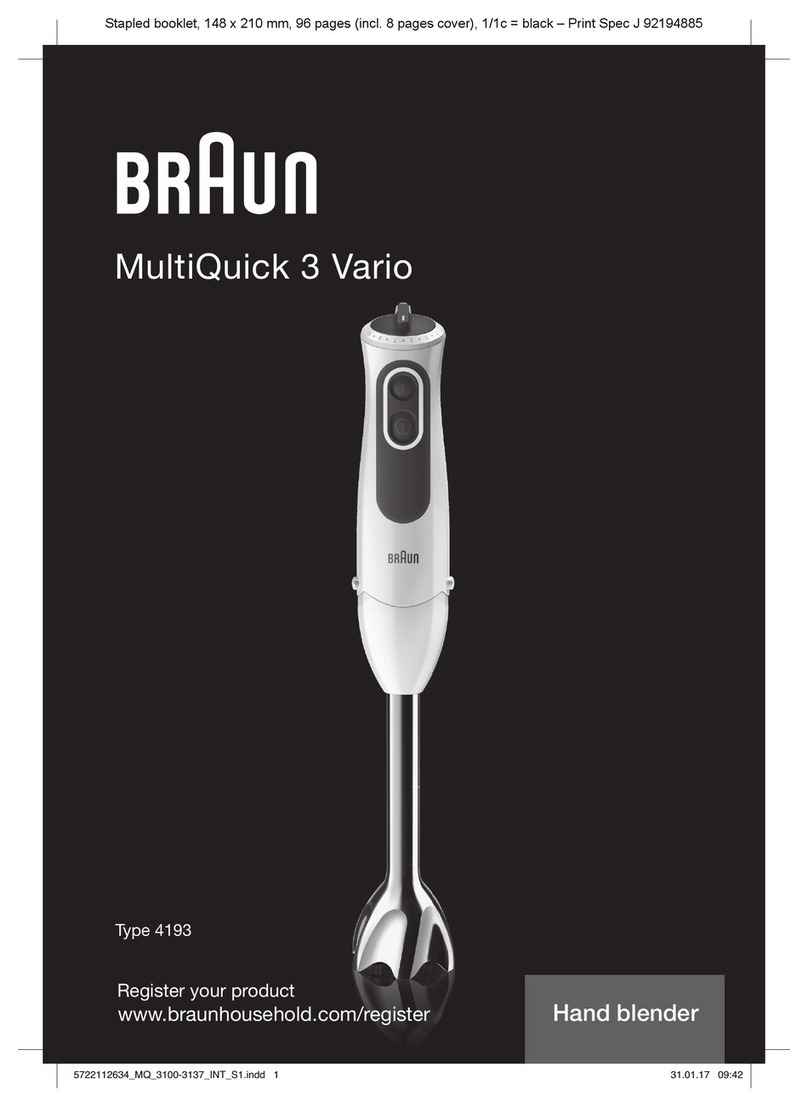 Braun MultiQuick 3 Vario User manual