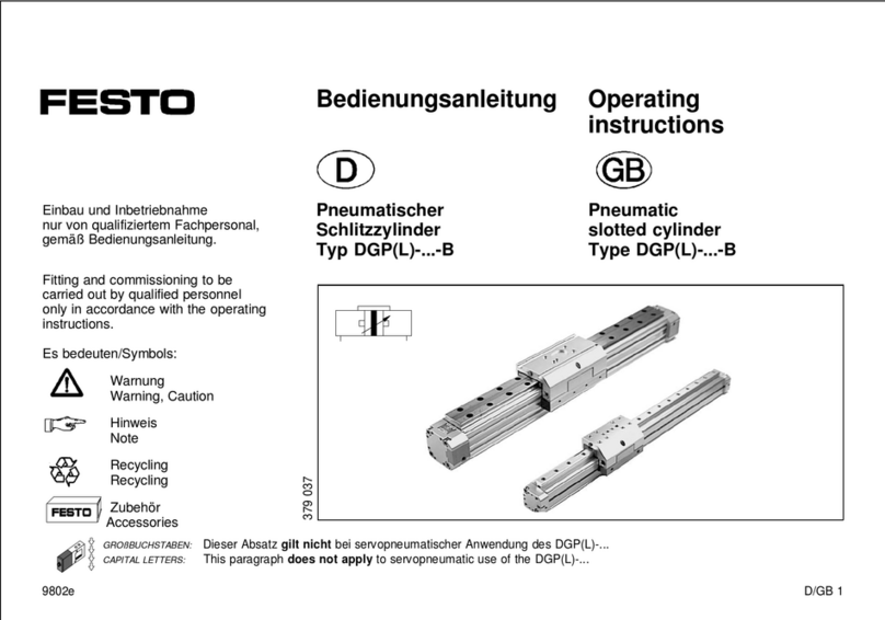 Festo DGP-B Series User manual