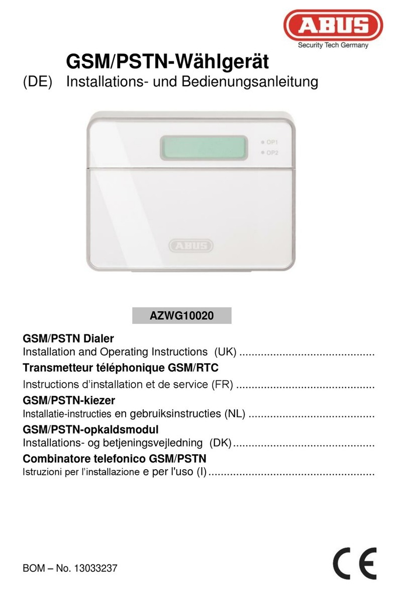 Abus AZWG10020 User manual