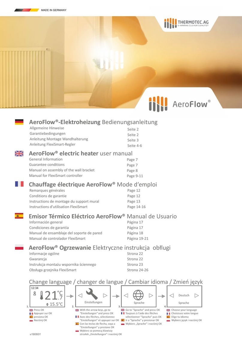 ThermoTec AeroFlow user manual