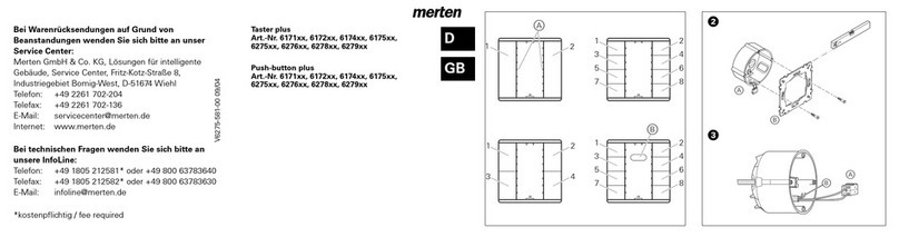 merten 6171 Series User manual