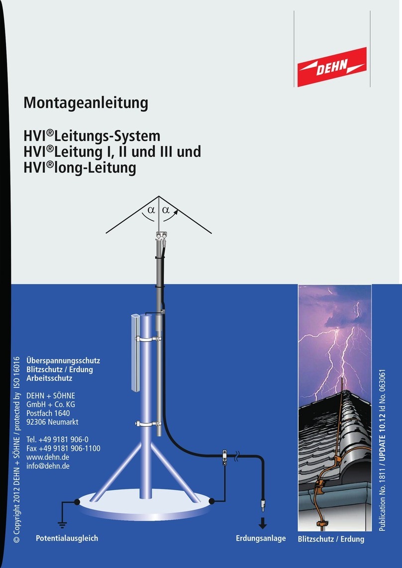 dehn HVI Conductor I installation instructions