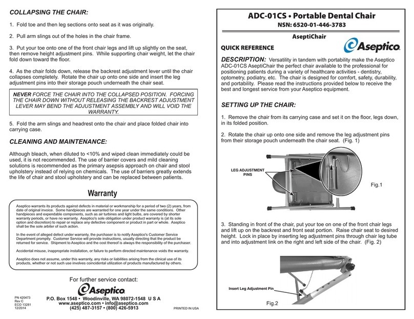 Aseptico ADC-01C User manual