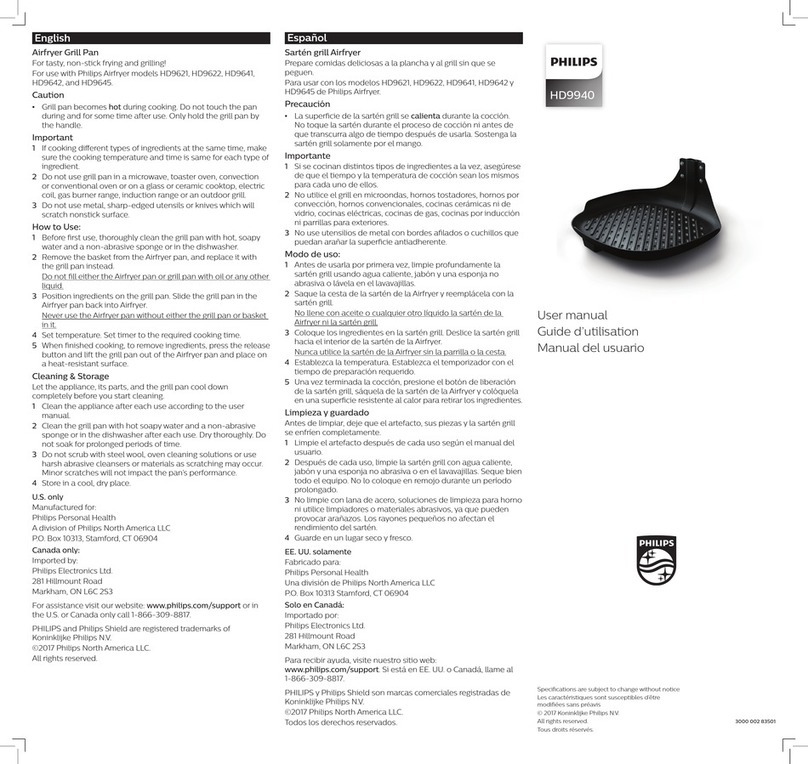 Philips HD9940 user manual