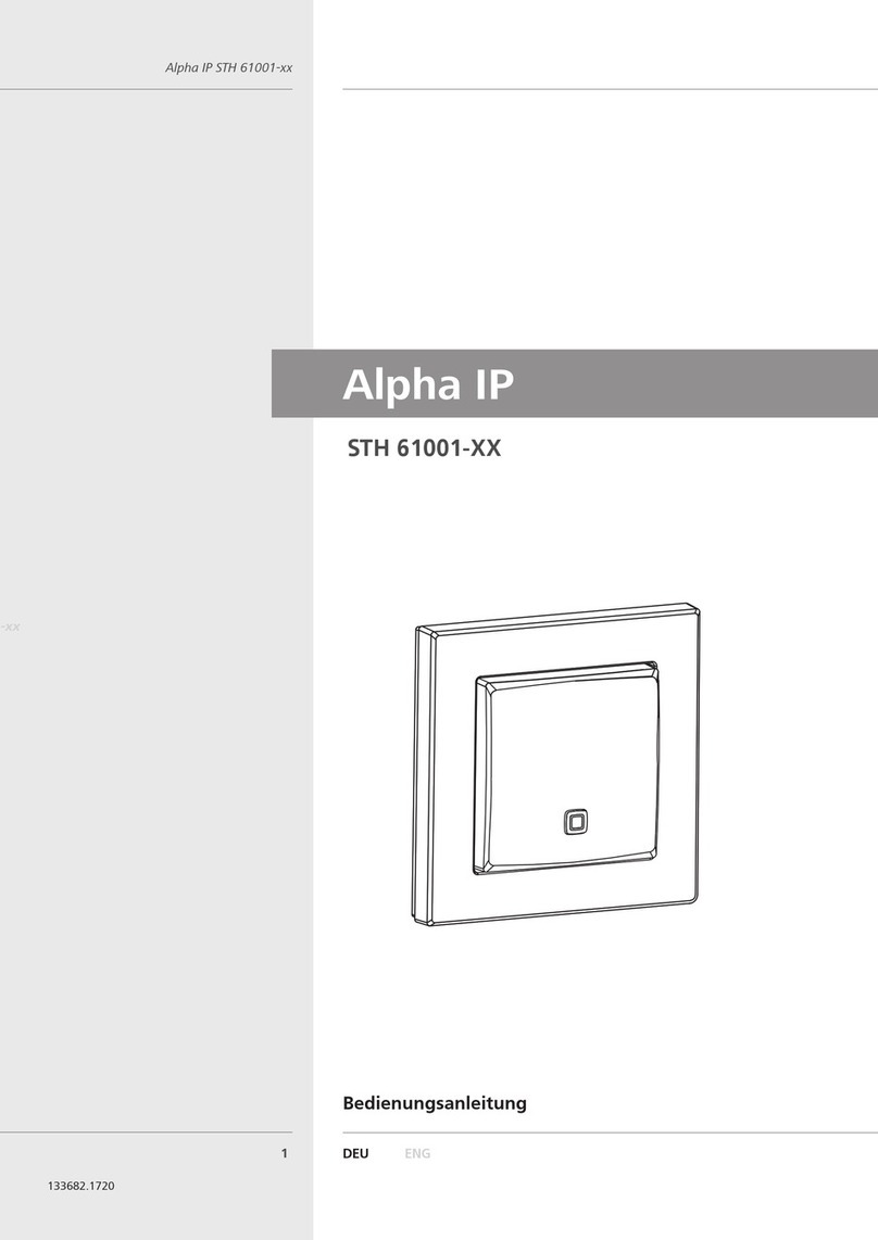 Alpha IP STH 61001 Series instruction manual