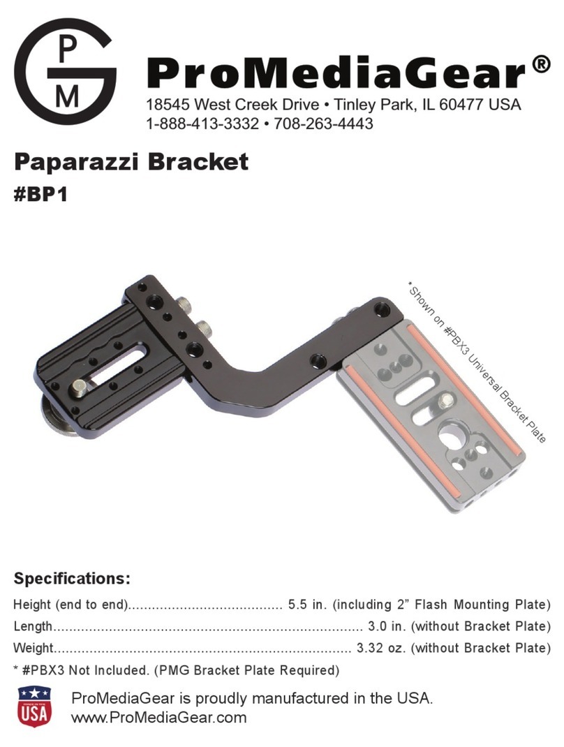 ProMediaGear Paparazzi Bracket BP1 instructions
