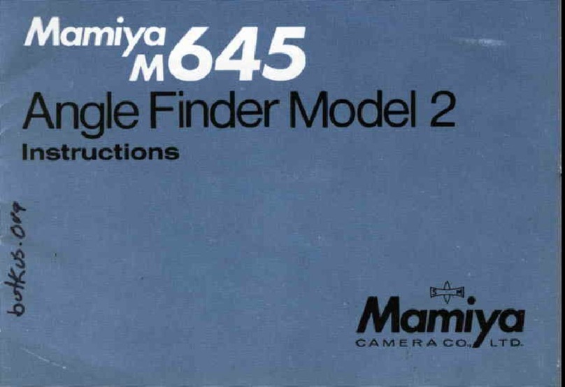 Mamiya Angle Finder Model 2 User manual