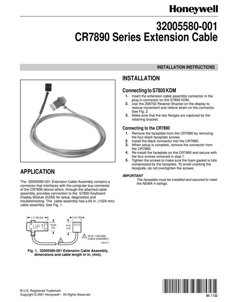 Honeywell CR7890 Series User manual