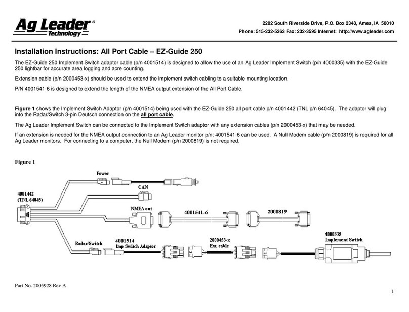 Ag Leader EZ-Guide 250 installation instructions Ag Leader EZ-Guide 250 installation instructions