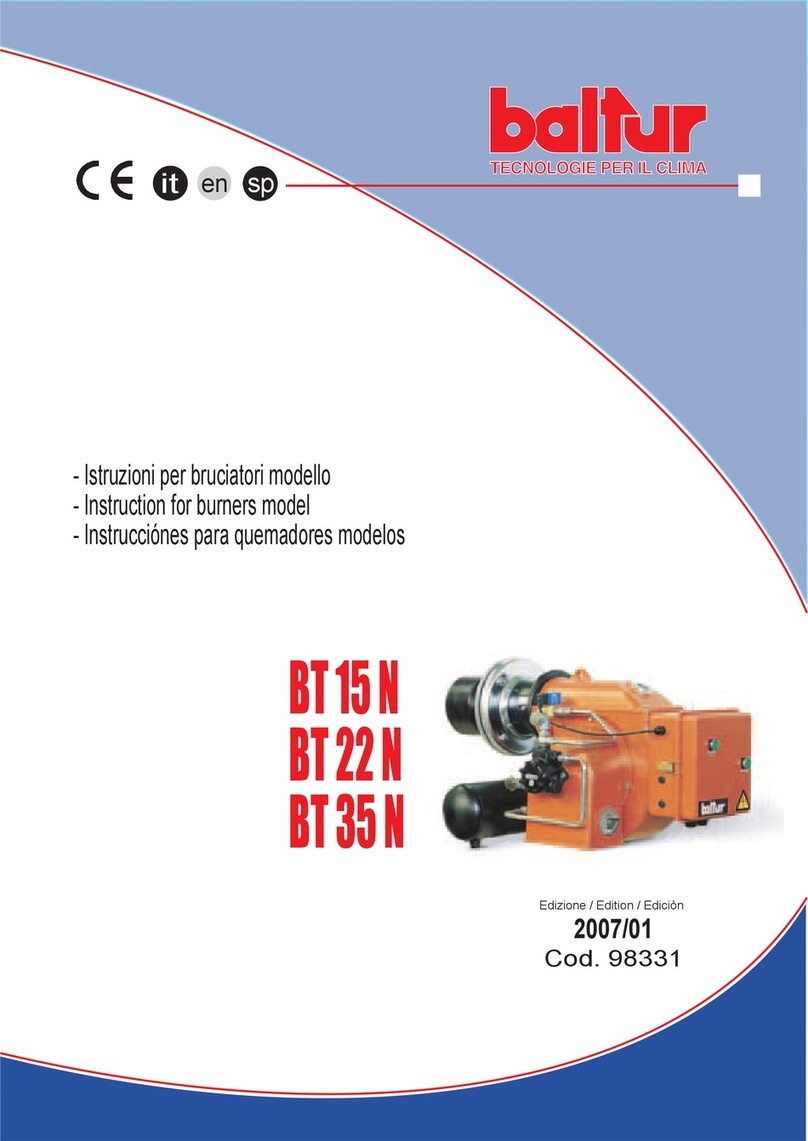 baltur BT 15 N User manual