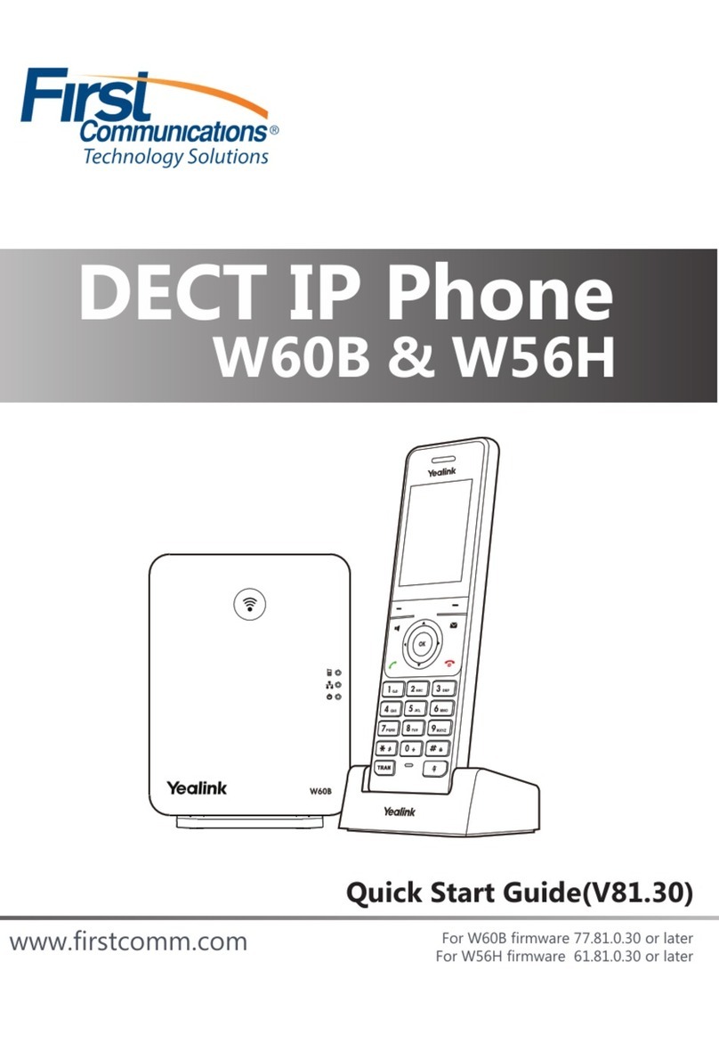 Yealink Verizon One Talk W60B User manual Yealink Verizon One Talk W60B User manual